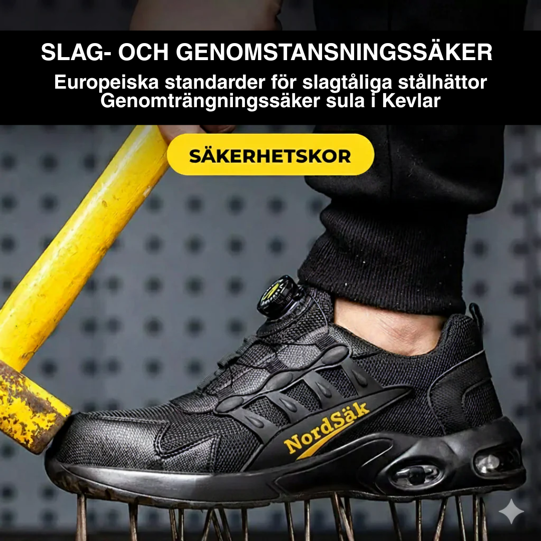 NordSäk S3 – Ergonomiska Skyddsskor | 1+1 Erbjudande